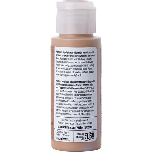 Folkart • terra cotta textured acrylic paint 59ml dusty trail