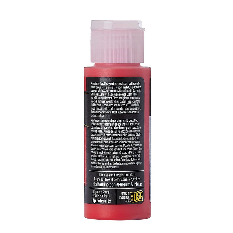 Afbeelding laden in galerijviewer, Folkart • multi-surface satin lipstick red 59ml
