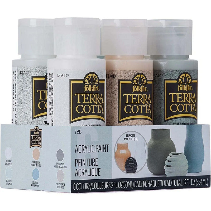 Afbeelding laden in galerijviewer, Folkart • paint sets terra cotta desert chic 6x
