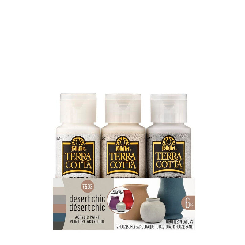 Afbeelding laden in galerijviewer, Folkart • paint sets terra cotta desert chic 6x
