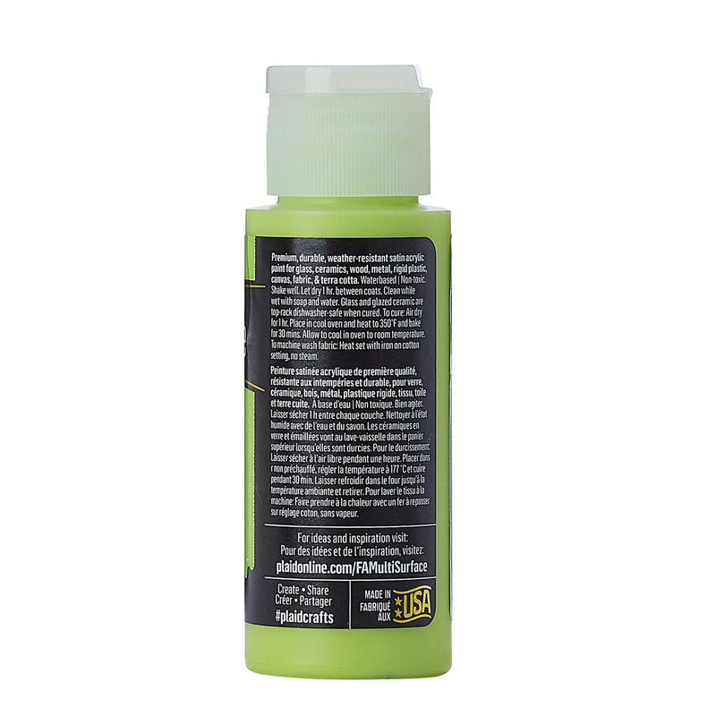Afbeelding laden in galerijviewer, Folkart • multi-surface satin happy green 59ml
