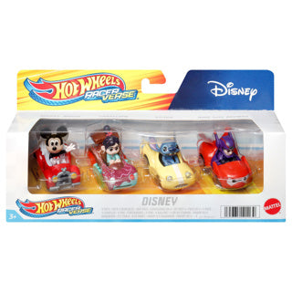 Afbeelding laden in galerijviewer, Disney hot wheels racevers 4 pack
