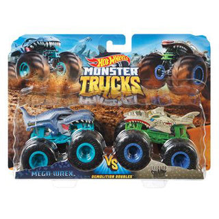 Afbeelding laden in galerijviewer, Mattel hot wheels monster trucks 1:64 2 pack assorti | 4 stuks

