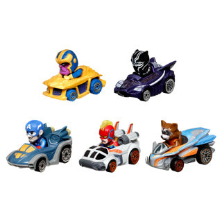 Afbeelding laden in galerijviewer, Hot wheels racevers marvel 5 pack

