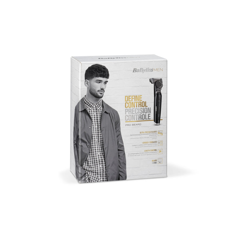 Afbeelding laden in galerijviewer, Babyliss t881e define control pro beard trimmer zwart zilver

