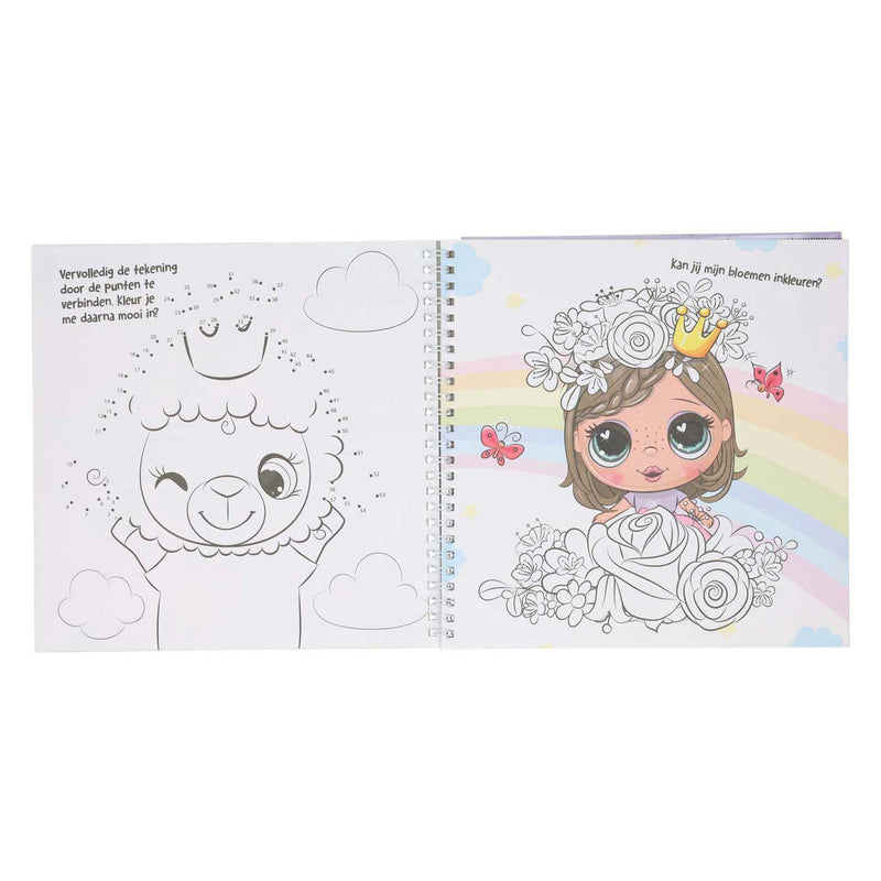 Afbeelding laden in galerijviewer, Mondikaarten sticker- en sjablonenboek ik hou van prinsessen
