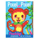 Mondikaarten pixel kleurboek aapje