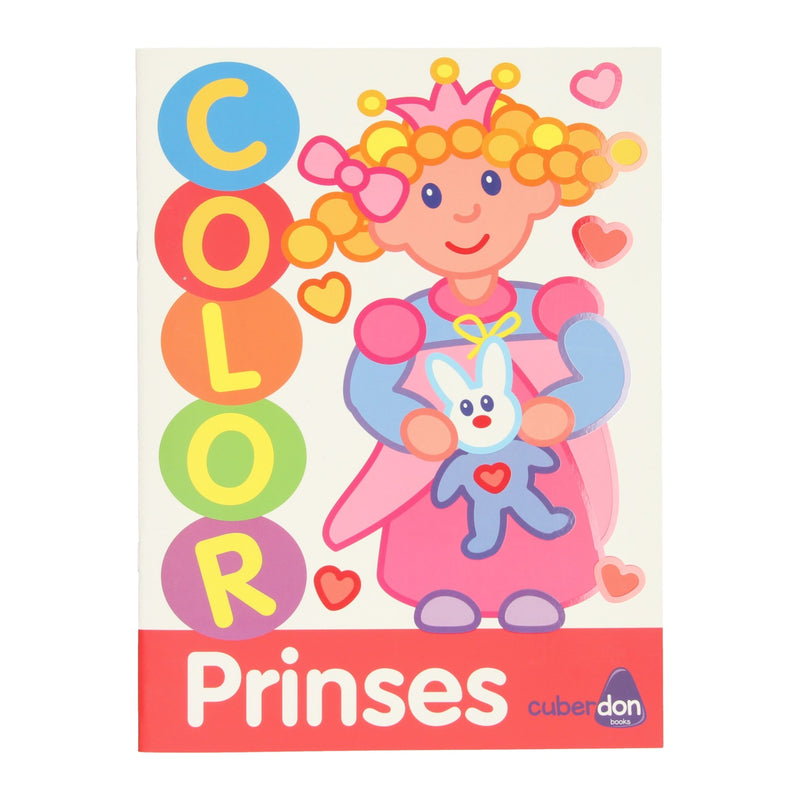 Afbeelding laden in galerijviewer, Mondikaarten dikke lijnen kleurboek color - prinses
