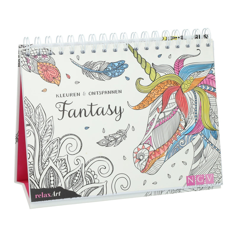 Afbeelding laden in galerijviewer, Mondikaarten fantasy kleuren en ontspannen - kleurboek
