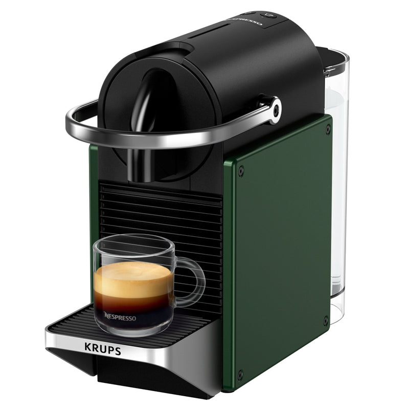 Afbeelding laden in galerijviewer, Krups xn3063 nespresso pixie koffiecupmachine donkergroen zwart
