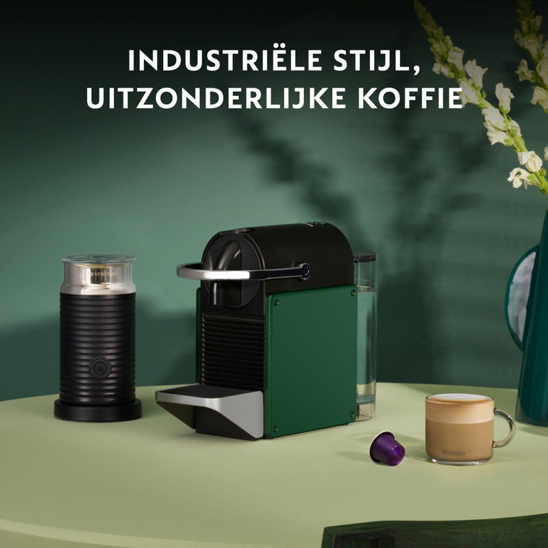 Afbeelding laden in galerijviewer, Krups xn3063 nespresso pixie koffiecupmachine donkergroen zwart
