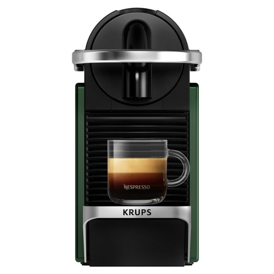 Krups xn3063 nespresso pixie koffiecupmachine donkergroen zwart