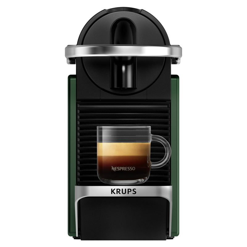 Afbeelding laden in galerijviewer, Krups xn3063 nespresso pixie koffiecupmachine donkergroen zwart
