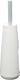 Tiger tess - wc borstel met houder - vrijstaand - met swoop® borstel flexibel - wit lichtgrijs