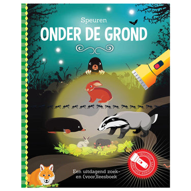 Lantaarn publishers speuren onder de grond + kartonnen zaklamp