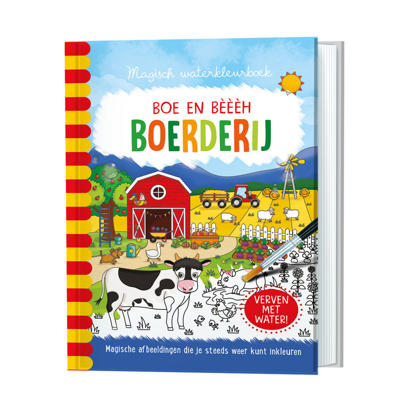 Afbeelding laden in galerijviewer, Magisch waterkleurboek Boerderij
