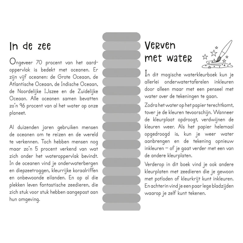 Afbeelding laden in galerijviewer, Magisch waterkleurboek In de zee
