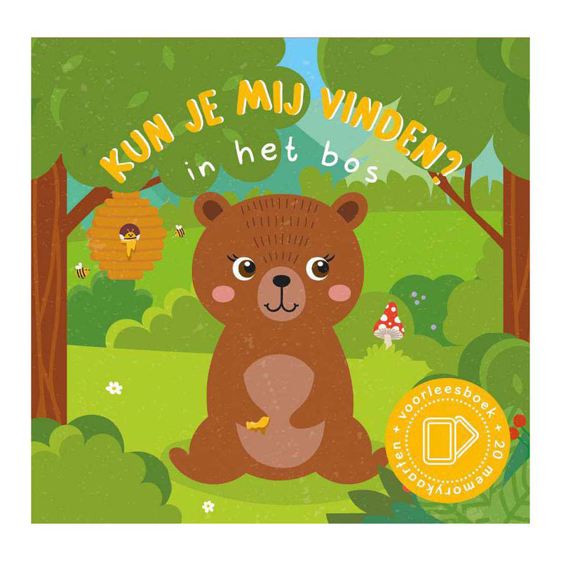 Afbeelding laden in galerijviewer, Lantaarn publishers kun je mij vinden? in het bos voorleesboek en 20 memokaarten
