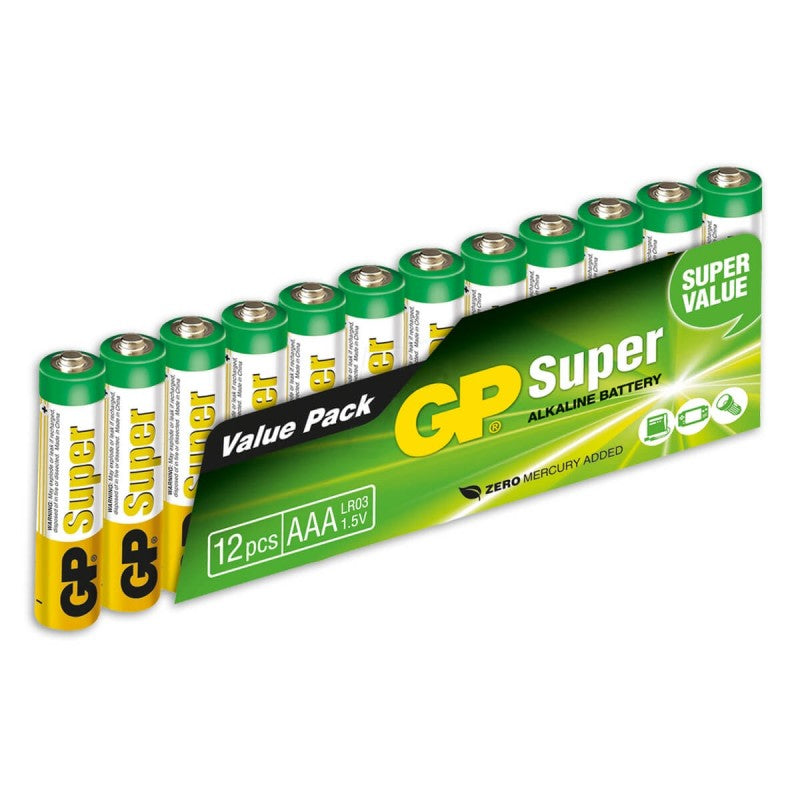 Afbeelding laden in galerijviewer, Super alkaline AAA-batterijen 12PK
