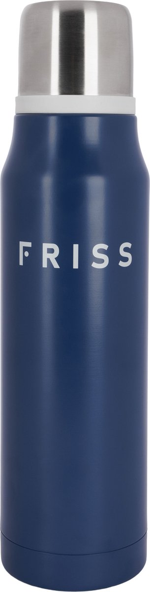 Friss isoleerfles - rvs - 0l5 - blauw