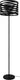 Eglo cremella vloerlamp - e27 - 151 cm - zwart