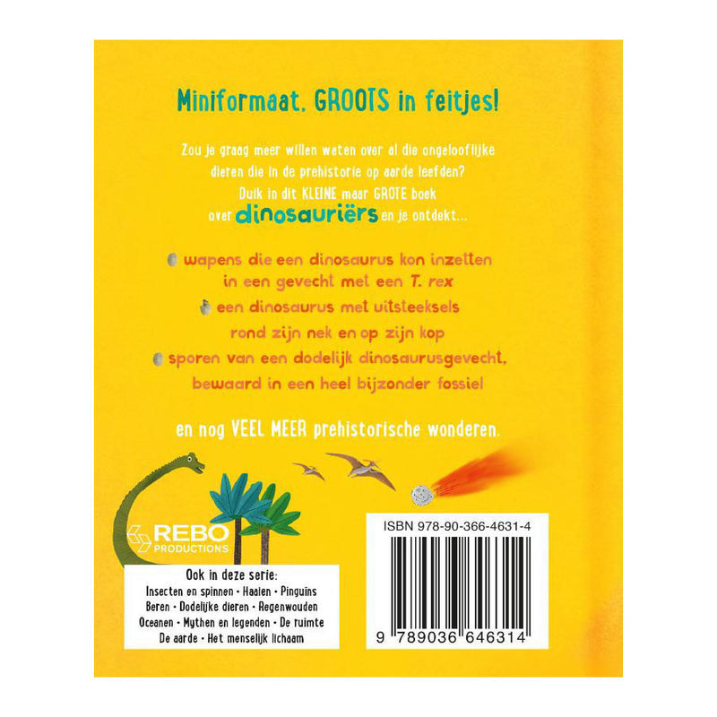Afbeelding laden in galerijviewer, Rebo publishers het kleine maar grote boek over? dinosauriers
