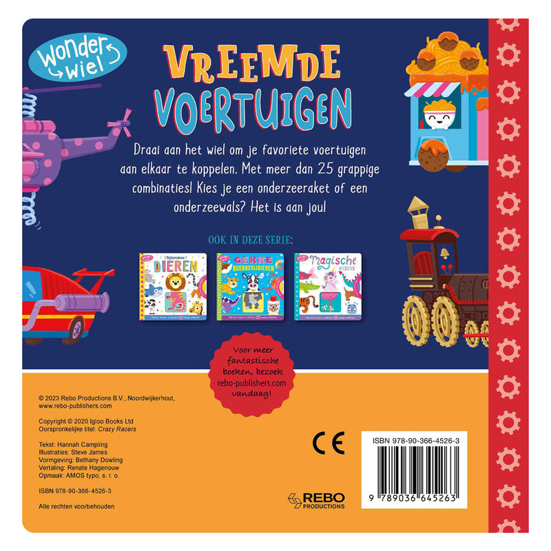 Afbeelding laden in galerijviewer, Rebo publishers vreemde voertuigen - wonderwiel
