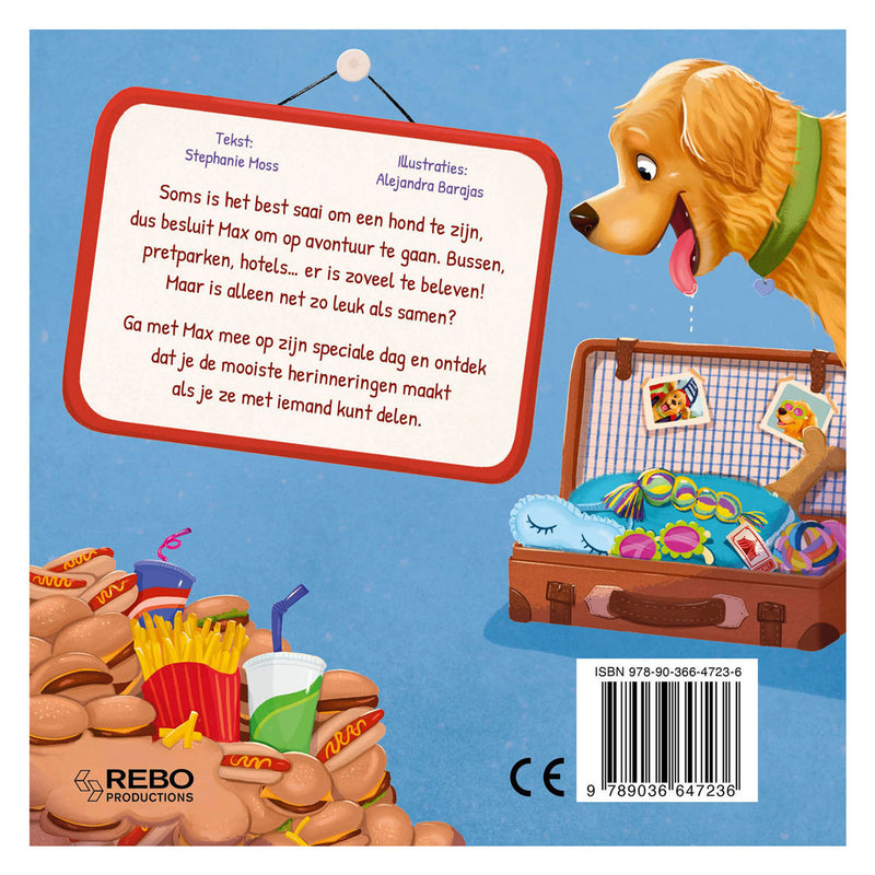 Afbeelding laden in galerijviewer, Rebo publishers max heeft een vrije dag kartonboek
