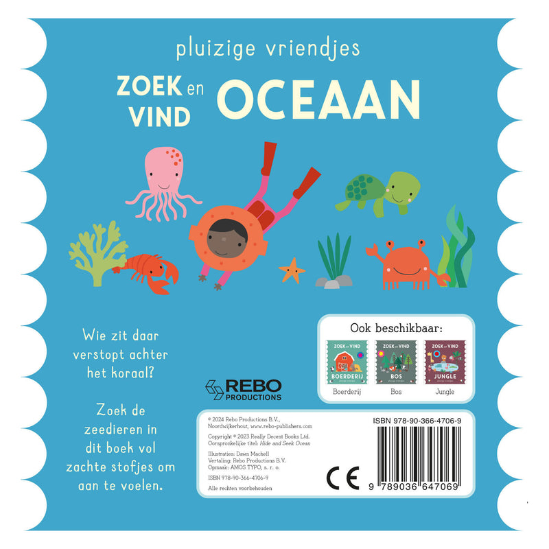 Afbeelding laden in galerijviewer, Rebo publishers zoek en vind - oceaan pluizige vriendjes
