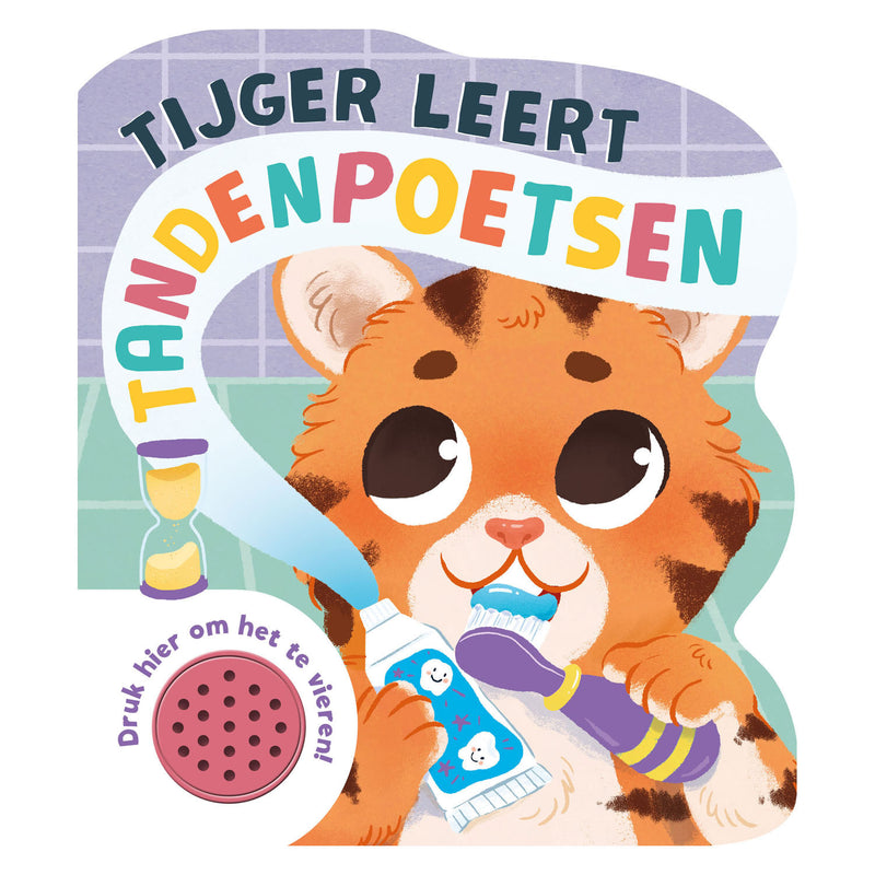 Afbeelding laden in galerijviewer, Rebo publishers tijger leert tandenpoetsen geluid
