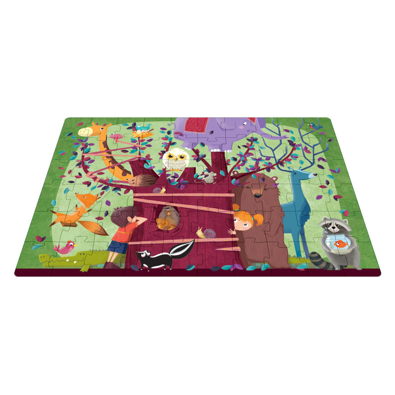 Afbeelding laden in galerijviewer, Rebo publishers boom vol dieren - boek + puzzel
