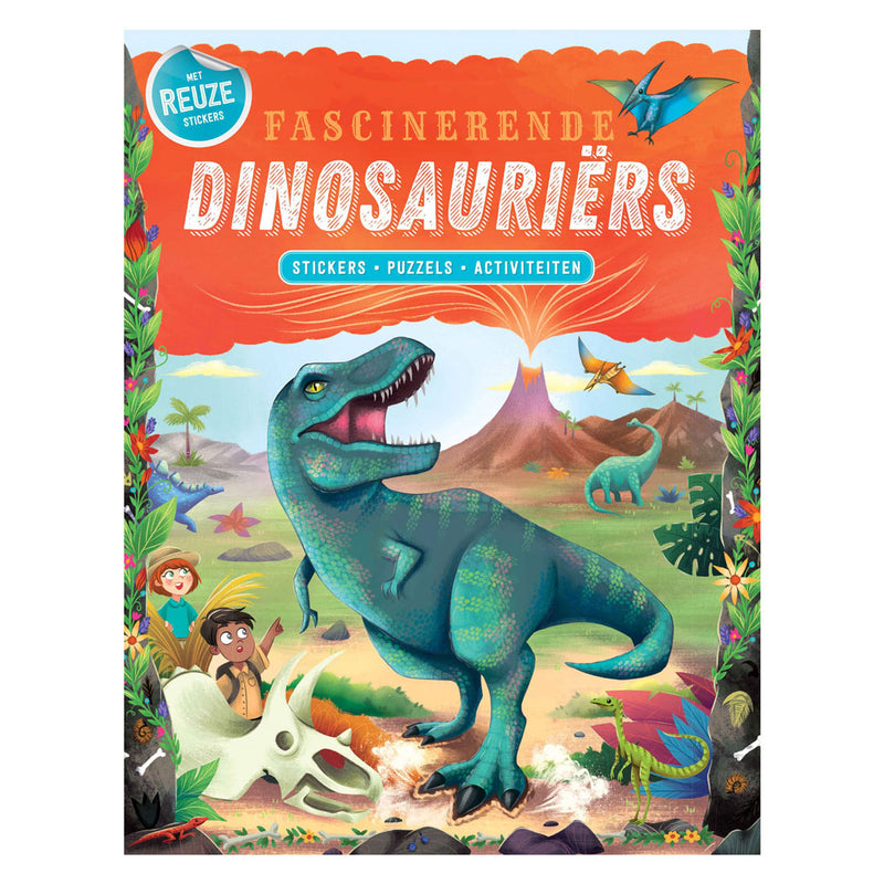 Afbeelding laden in galerijviewer, Rebo publishers fascinerende dinosauriers-stickers
