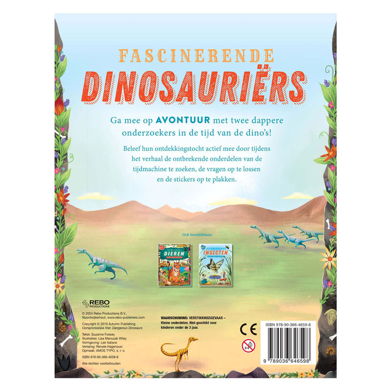 Afbeelding laden in galerijviewer, Rebo publishers fascinerende dinosauriers-stickers
