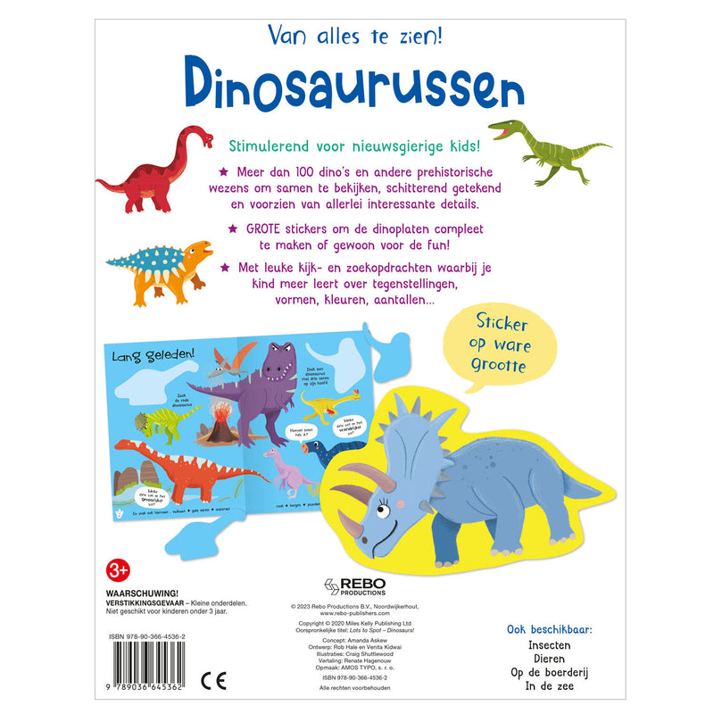 Afbeelding laden in galerijviewer, Rebo publishers dinosaurussen -van alles te zien!
