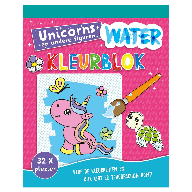 Afbeelding laden in galerijviewer, Rebo publishers waterkleurblok unicorns

