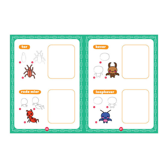 Rebo publishers kawaii tekenen - insecten