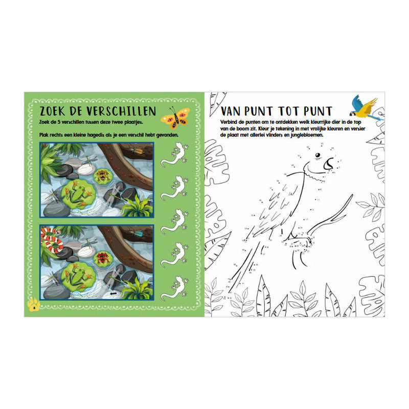 Afbeelding laden in galerijviewer, Rebo publishers doeboek jungle - 1000 stickers
