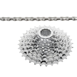 Ventura power 9 speed set of chain and cassette
