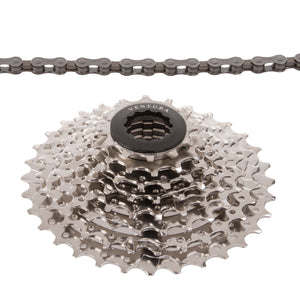 Ventura power 8 speed set of chain and cassette