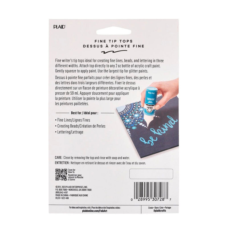 Afbeelding laden in galerijviewer, Folkart • bottle top writer tips 6pcs

