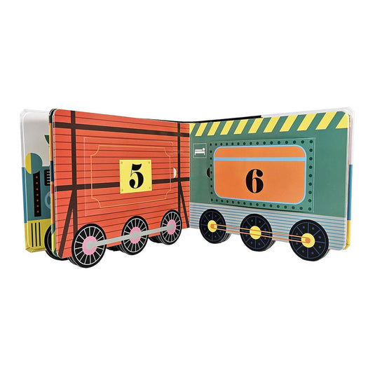 Gottmer uitgevers groep kartonboek: de teltrein. 2+
