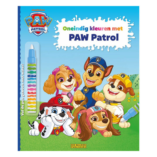 Gottmer uitgevers groep oneindig kleuren met paw patrol