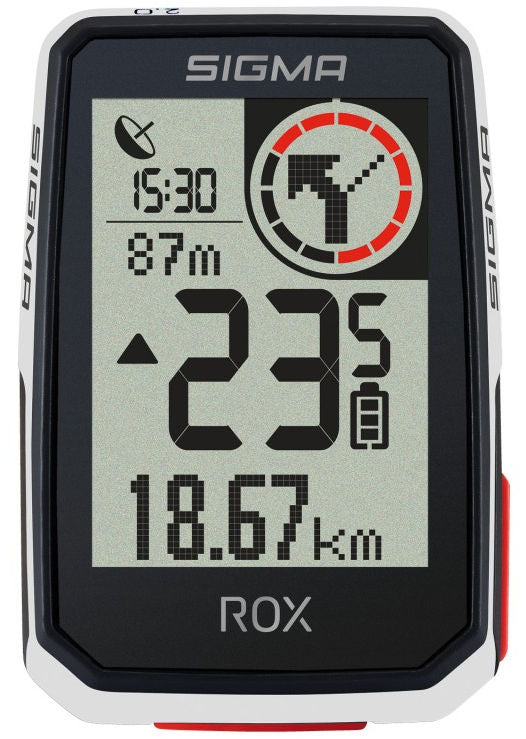 Afbeelding laden in galerijviewer, Sigma rox 2.0 gps zw wit standaard stuurhouder + usb-c oplaadkabel
