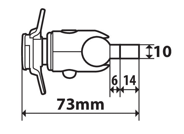 Afbeelding laden in galerijviewer, Lampa Opti-Screw DuoLock M6 boutmontage
