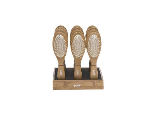 Source balance bamboe haarborstel bamboe haarborstel 24cm pure