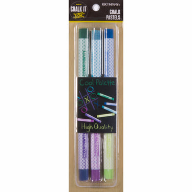 K company • pastelkrijt koele kleuren 6pcs