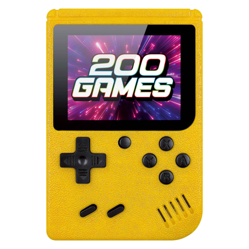 Afbeelding laden in galerijviewer, Gamebox - draagbare spel console met 200 spellen - geel
