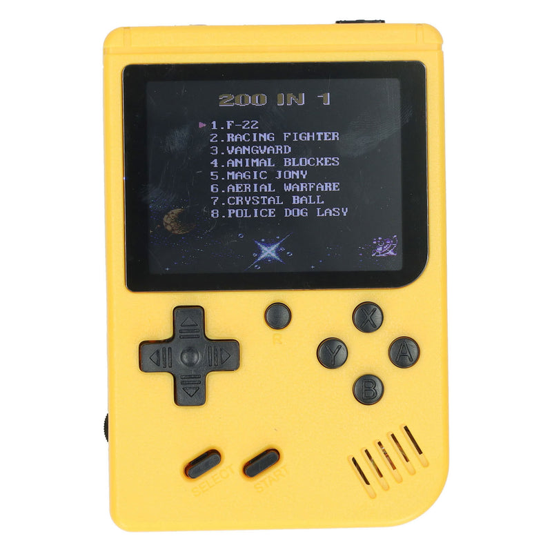 Afbeelding laden in galerijviewer, Gamebox - draagbare spel console met 200 spellen - geel

