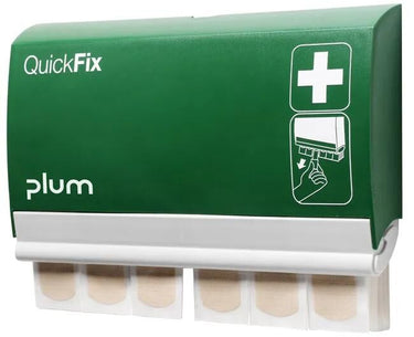 Plum pleisterdispenser quickfix elastic water resitsant plaster dispenser quickfi incl. 2x 45 patches
