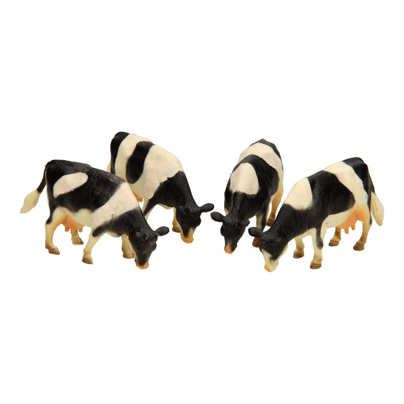 Afbeelding laden in galerijviewer, Kids globe koeien zwart wit liggend en staand 12stuks 1:32
